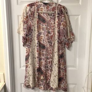 American Eagle long Kimono cardigan